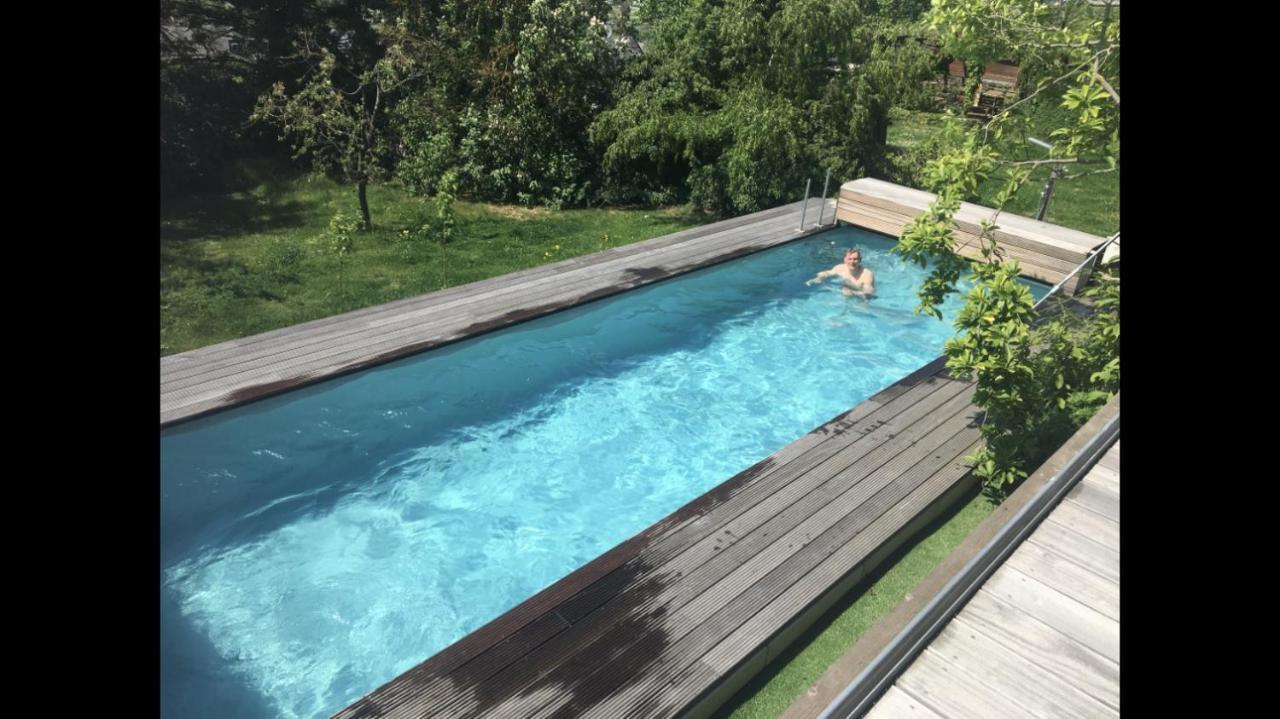 Ferienwohnung Apartment Doppelzimmer In Der Villa Naturpark Rheinblick, Ruhig, Aussicht, Pool Coblença Exterior foto
