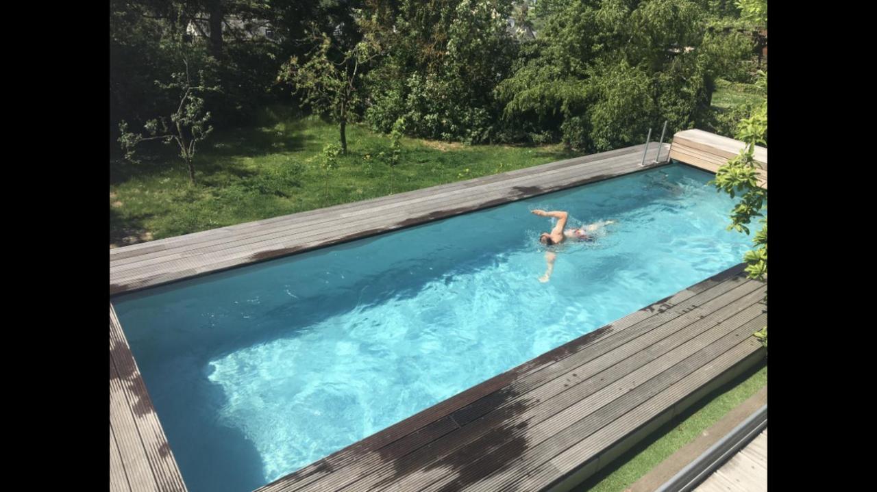 Ferienwohnung Apartment Doppelzimmer In Der Villa Naturpark Rheinblick, Ruhig, Aussicht, Pool Coblença Exterior foto